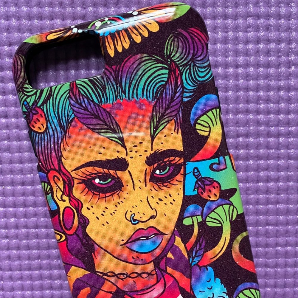 Special Artist Strawberry Neon iPhone Case